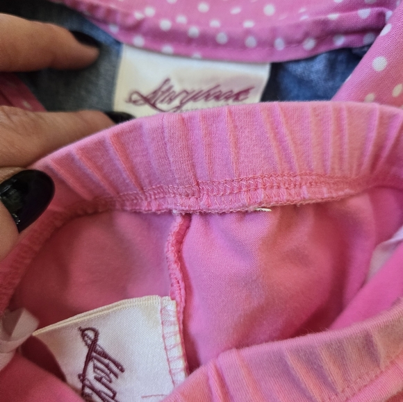 RARE vintage 1990s Storybrook Heirlooms Easter bunny denim pink 2-piece outfit - Picture 6 of 9